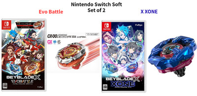 Nintendo Switch Soft BEYBLADE X XONE + Evo Battle (Nov.13) JAPANESE Set of 2 NEW