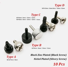 5Pcs PC Computer Case Cover Phillips Hand Tighten Thumb Screw Thumbscrew Bolt