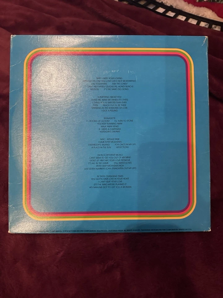 Four Tops "Anthology" 1974 3-LP Vinyl Set + Booklet Motown M9 809A3 (NM/EX) - Image 2 of 4