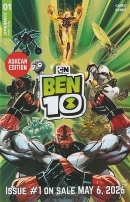 BEN 10 #1 ASHCAN EDITION DYNAMITE ENTERTAINMENT (2026) - HOT ITEM! [LOW POP]