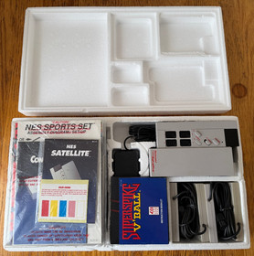 NES Sports Set complete in box nintendo satellite with original 6 batteries MINT