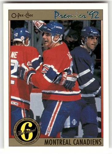 1991 Canadiens Checklist: John LeClair #186