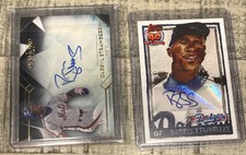 Topps Darryl Strawberry Collectors Lot Diamond Icons Auto /10 AND Andy Friedman