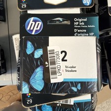 NEW HP 62 Tri-Color Original Ink Cartridge Genuine Ink Expired New In Box