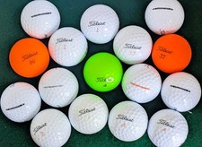 18 Titleist Velocity Used Golf Balls 5A/4A Mint Near Mint White Matte Colors