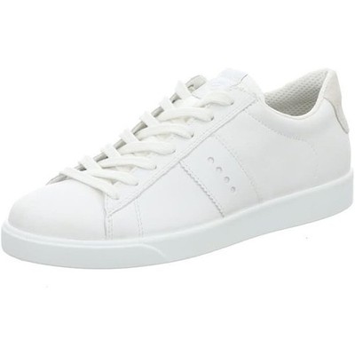 NWT ECCO Women's  Street Lite Retro, White/Shadow White, 11-11.5