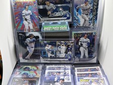Shohei Ohtani Mixed Card 15 Lot Dodgers Topps Bowman Chrome Inserts Short Prints