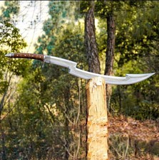 Custom Handmade Carbon Steel Blade Egyptian Khopesh Sword Hunting Sword Camping