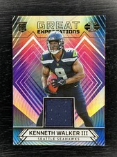 2022 Panini Illusions Great Expectations Kenneth Walker III #GE-KW (MEM, RC)