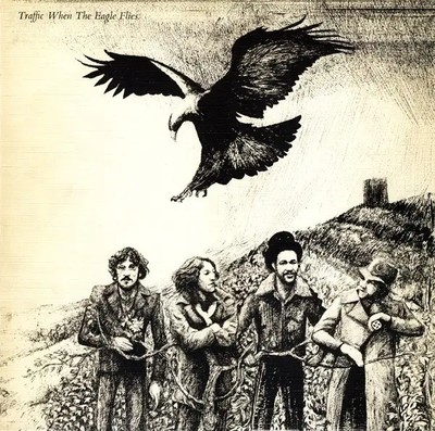 Traffic When The Eagle Flies TEXTURED Island Records Vinyl LP