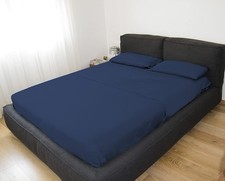 Parure de lit 2 Places en Microfibre 100% Polyester sans Repassage Aspect s...
