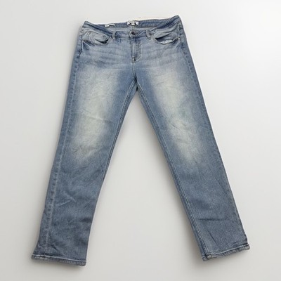Vigoss Thompson Tomboy Jeans Womens Sz 32 Stretch Denim Straight Leg Casual Wear