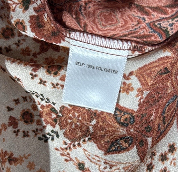 Rose & Olive Multicolor Patterned Button-Up Shirt… - image 7