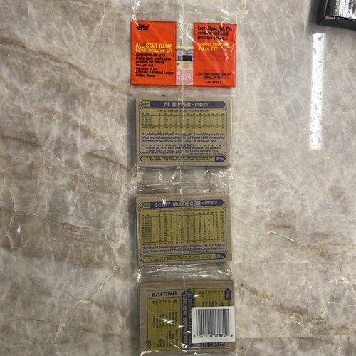 1987 Topps Baseball Rack Pack New Sealed 49 cards - Picture 2 of 2
