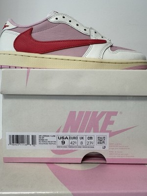 Jordan 1 Retro Low OG SP Travis Scott Sail Tropical Pink  display picture 3