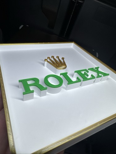 Rolex 3D Sign - For Man Cave, Bar, Garage, Bedroom, Office | 17cm x 12cm - Bild 3 von 3