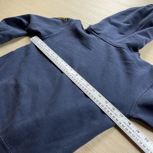 Vintage Nike 90s Y2K Hoodie Embroidered Center Swoosh Youth S Boys Athletics - Picture 8 of 9