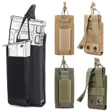Tactical Open-Top Single Molle Mag Pouch Elastic Rifle Magazine Pistol Mag Pouch