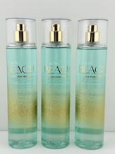 3 Bath Body Works AT THE BEACH Fine Fragrance Mist Spray 8 oz NEW