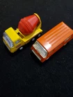 VTG Tiny Tonka Lot 2 Cement Truck Mixers  1970’s Steel