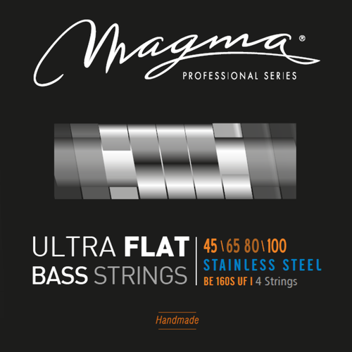Magma Electric Bass Strings Medium Light- Steel Ultra Flat Strings - Long Scale - Afbeelding 1 van 3