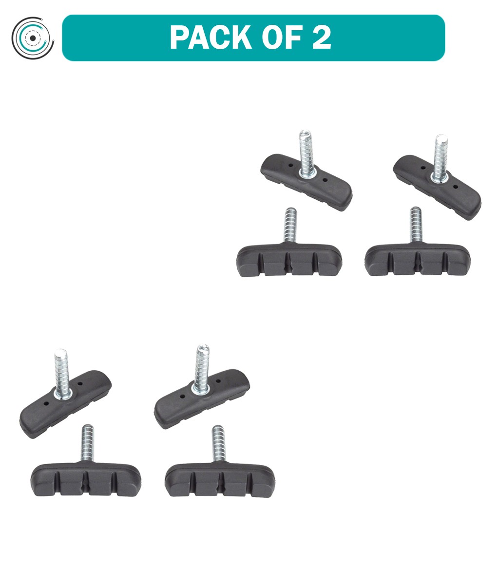 2 Упаковки Консольных тормозных колодок Dia Compe OPC-12 Гладкая стойка Черный формованный пакет из 4 штук 3890₽