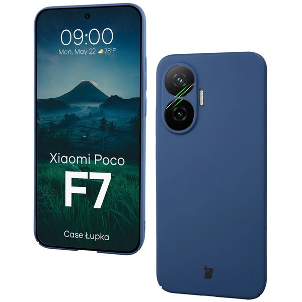 HandyhüLle FüR Xiaomi Poco F7 Bizon Case Cover Schutz HüLle Etui HüLle Blau-image
