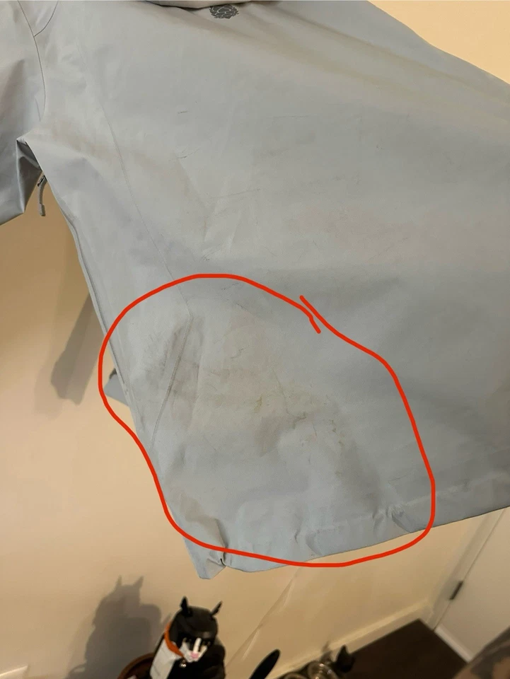 Chaqueta Stio Ender Paclite Cremallera Completa Goretex Lluvia Impermeable Gris Azul Shell M Foto 3 de 4