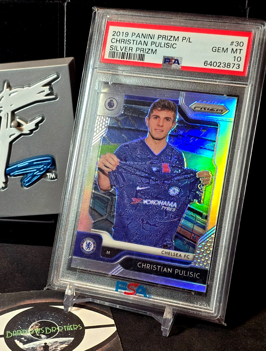 Christian Pulisic 2019 Panini Prizm Premier #30 Silver PSA 10 Gem USA Chelsea 🔥