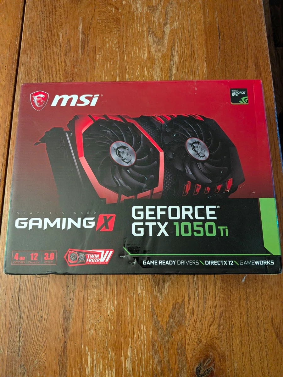 MSI NVIDIA GeForce GTX 1050 Ti Computer Graphics Cards for sale | eBay