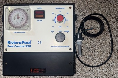 RivieraPool Steuerung Pool Control 220 Filterbetrieb Heizbetrieb