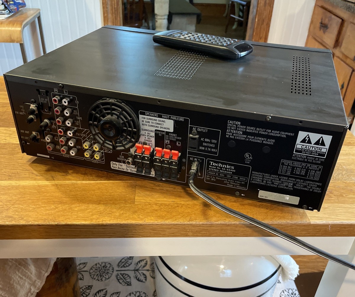 Technics AV Control Stereo Receiver SA-EX400 Tested Works 65 Watt