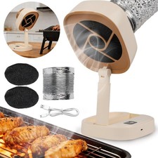 Home Dorm Portable Cooking Range Hood Button Control Exhaust Pipe Fan NEW