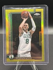 Topps 2025-26 Kristaps Porzingis Boston Celtics #41 YELLOW REFRACTOR /275