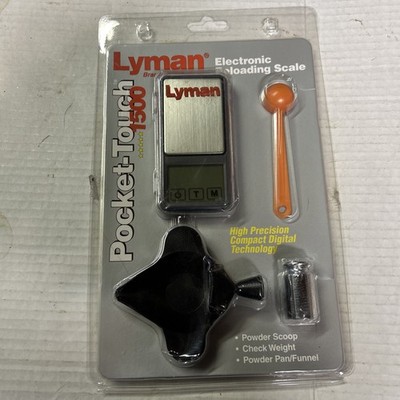 Lyman Pocket Touch 1500 Scale Kit Powder Pal Funnel Pan & Powder Scoop - 7750725