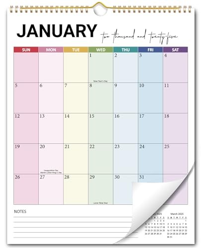 2025 Calendar - Wall Calendar from January 2025 to December 2025, 2025 Hanging - Picture 5 of 8