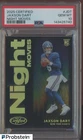 2025 Panini Certified Night Moves #JDT Jaxson Dart RC Rookie SSP PSA 10 POP 1