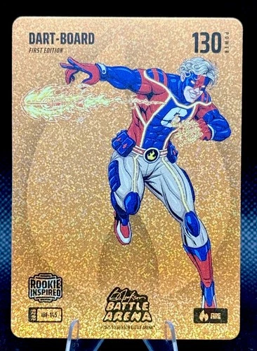 2026 Bo Jackson Battle Arena Dart-Board Fire Icon Battlefoil IBF-145 Jaxson Dart