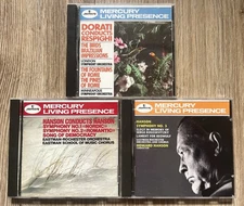 Mercury Living Presence CD Lot Hanson Symphonies & Respighi Pines Fountains Rome