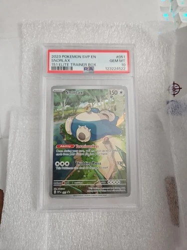 Pokémon TCG Snorlax Promo Card 051 PSA 10