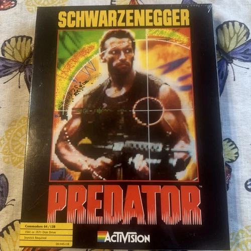 New ListingFactory sealed Commodore 64/128 C64/128 Predator Video Game by Activision