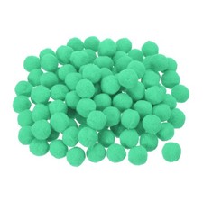 Pom Felt Balls Felting Fabric 2.5cm 25mm Mint Green for Crafts DIY Pack of 100