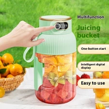 Portable Blender Juicer Cup USB Rechargeable Smoothies Mixer Fruit Machine US