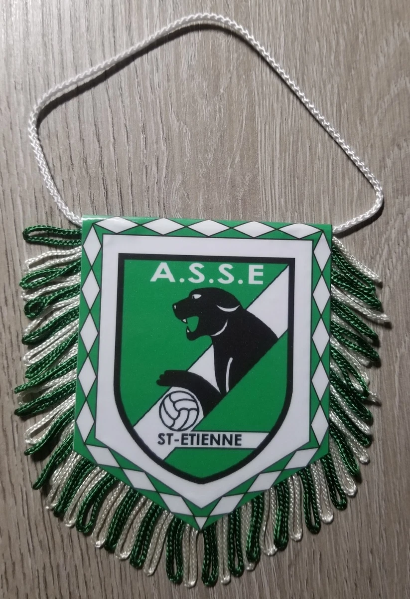 Fanion Vintage ASSE Saint-Étienne - Années 1940 - Logo Historique - Club Français