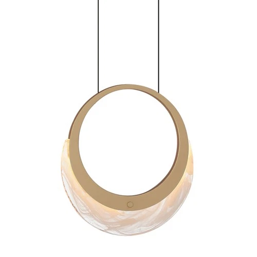 ET2 E23911-112 Lyra 9"W LED Suspension Mini Pendant - Gold - Picture 1 of 4