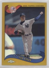 2002 Topps Chrome Gold Refractor Ted Lilly #132 3y4