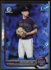 2022 Bowman Draft Sapphire Edition Jackson Cox