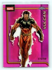 2026 Topps Chrome Marvel VULCAN #191 Pink Refractor /250 SP X-Men