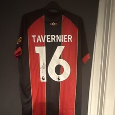 Marcus Tavernier Signed Bournemouth Shirt 2024/25 Home Jersey Size L - No COA