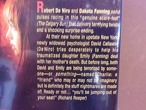 Used HIDE and SEEK DVD 2005 Robert DeNiro/Dakota Fanning Widescreen w/4 Endings! - Picture 3 of 6